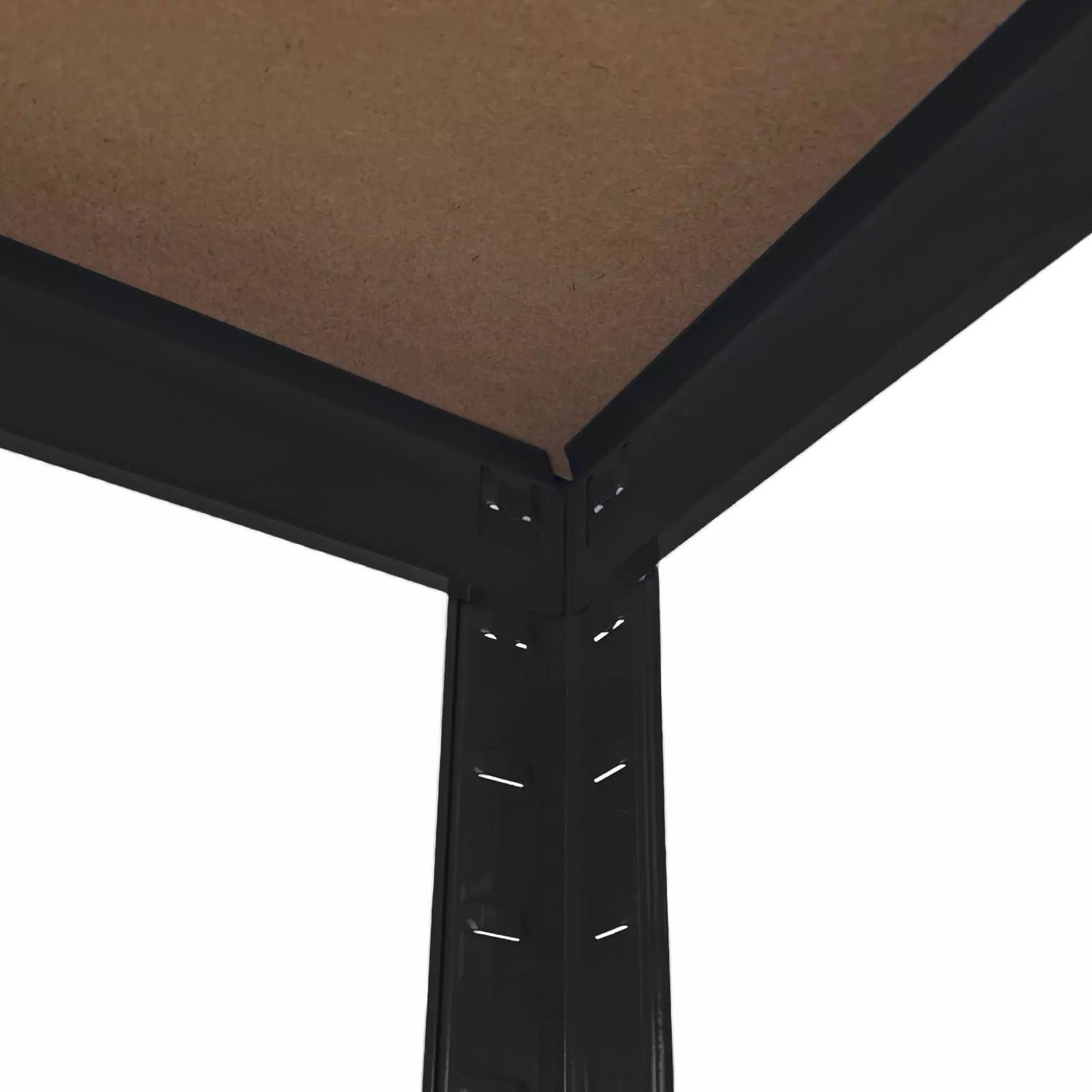 scaffale in metallo nero