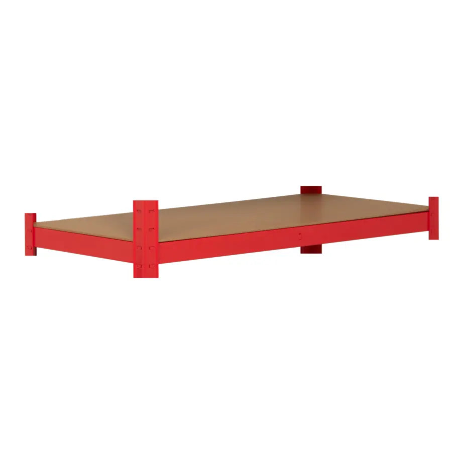 90 x 45cm | Rosso | Ripiano Aggiuntivo | 175kg Capacità