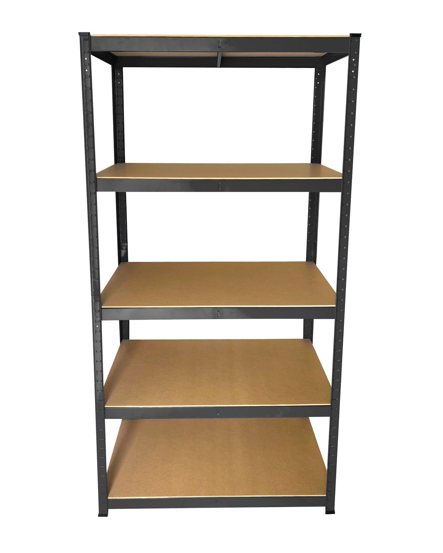 Set Scaffali in metallo 180x90x45 Nero 3 pezzi