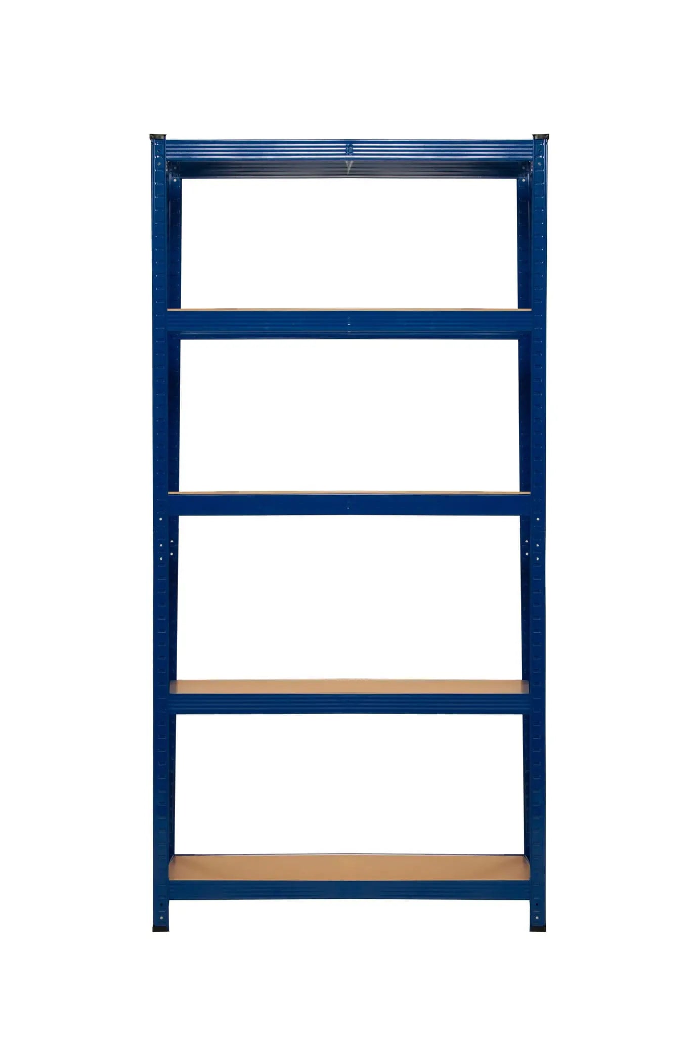 scaffale in metallo blu 