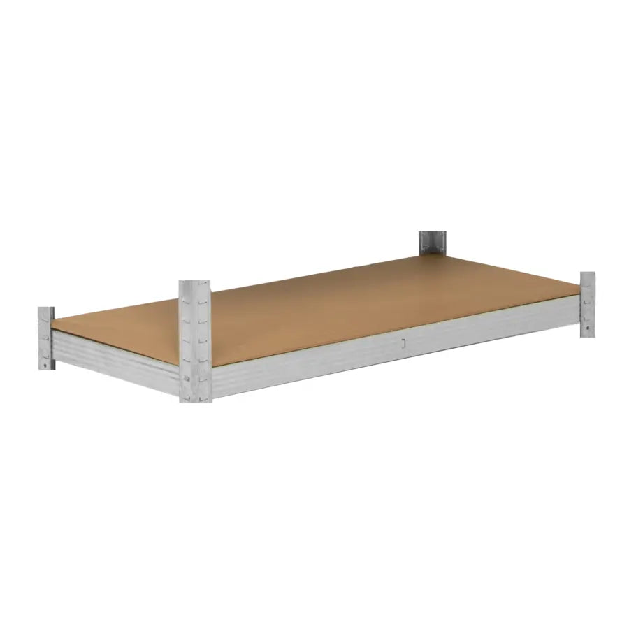 90 x 40cm | Metallo Zincato | Ripiano Aggiuntivo | 200kg Capacità