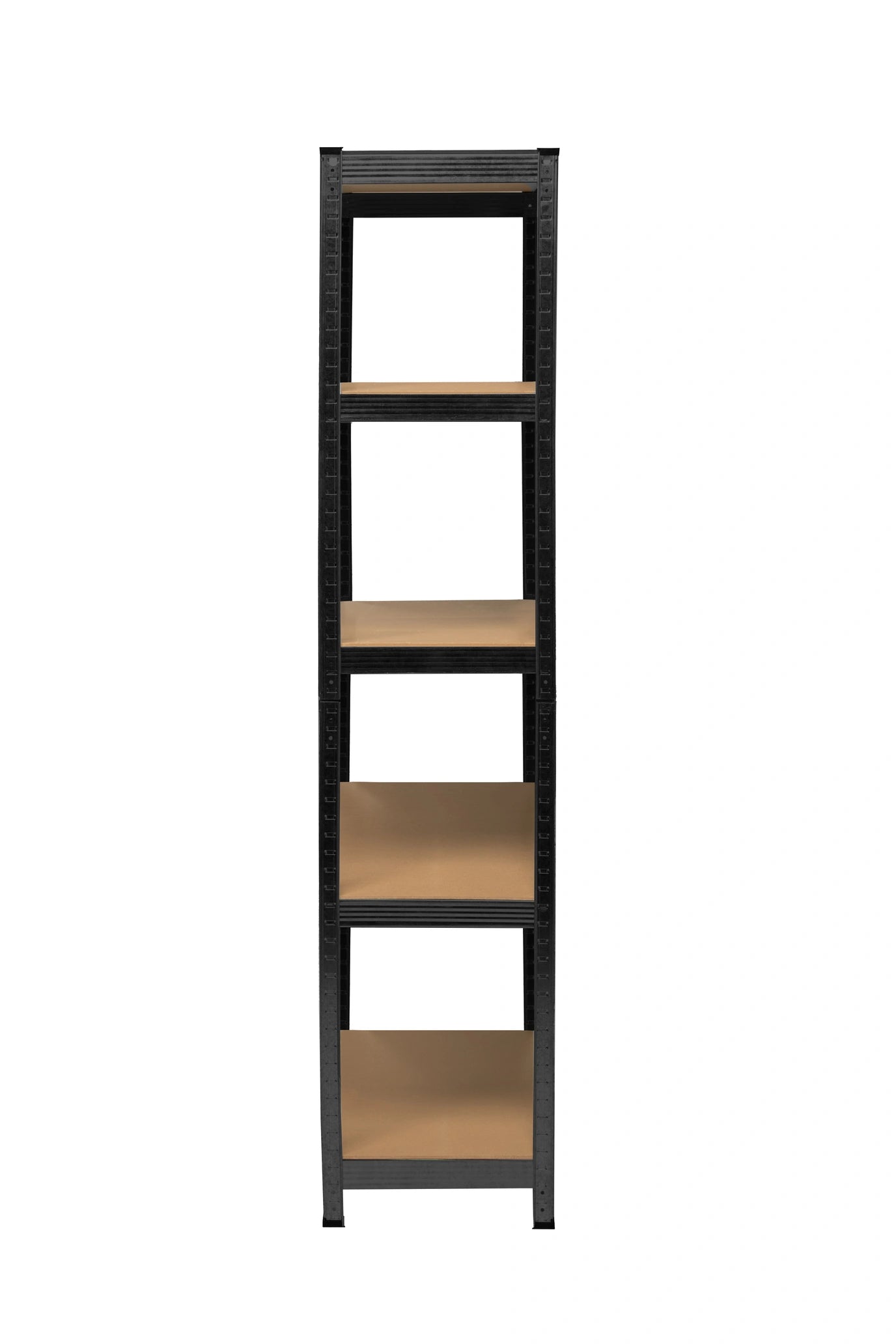 Scaffale in Metallo 5 Ripiani Nero 180 x 90 x 40