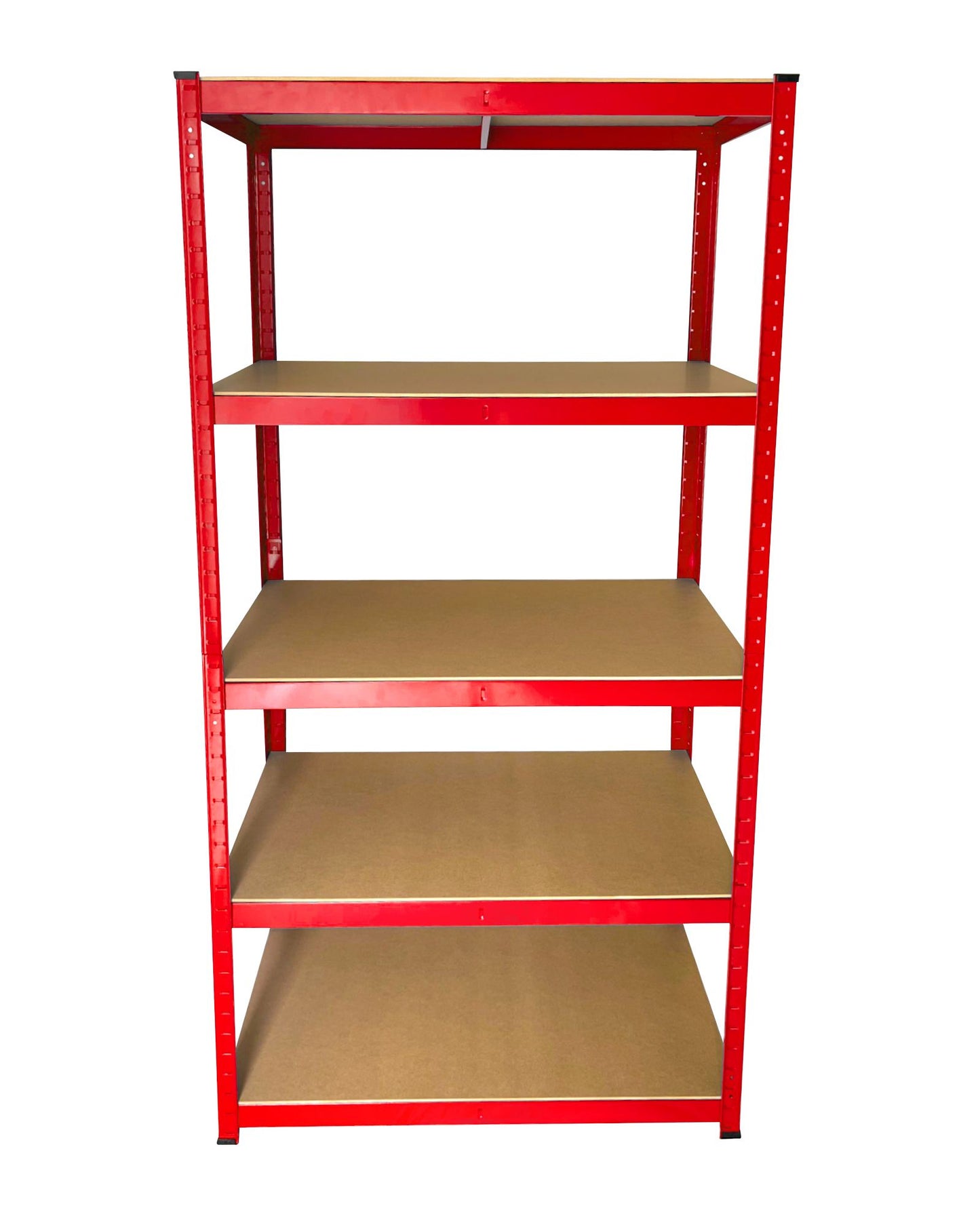 Set Scaffali in metallo 180x90x45 Rosso 3 pezzi